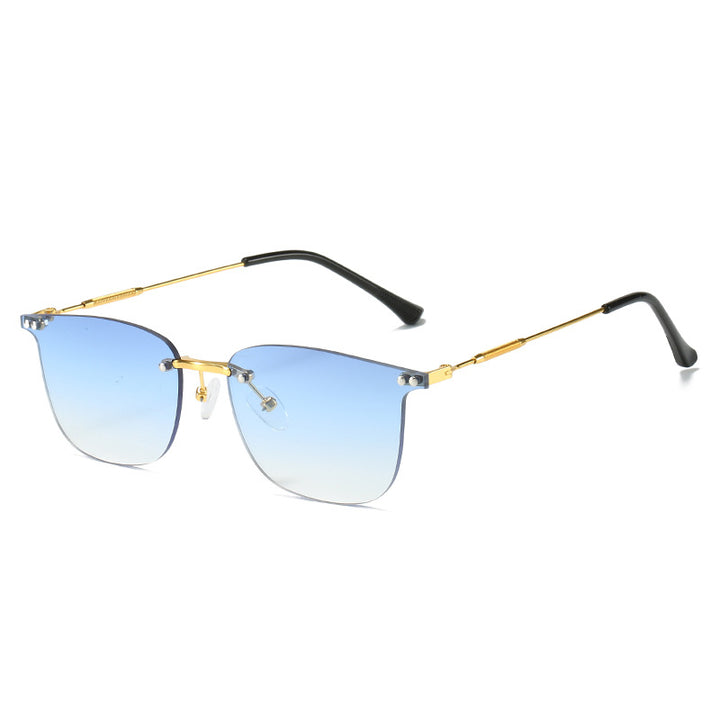 Ladies stylish geometric sunglasses with modern glass elements Stornfield