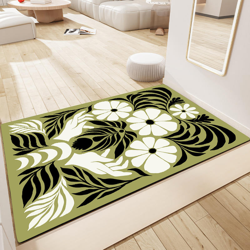 Floral Print Area Rug Stornfield