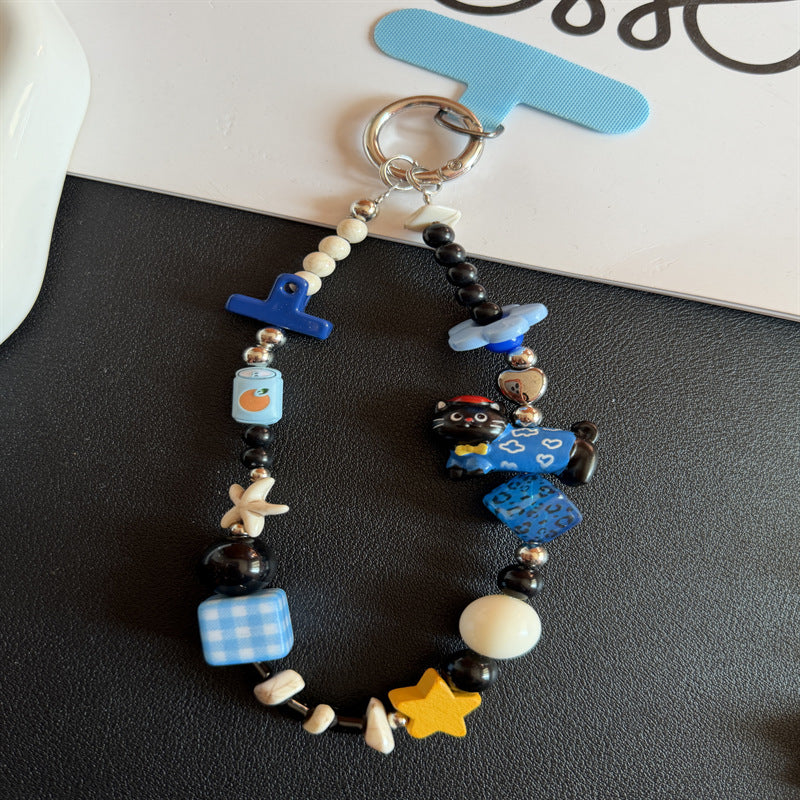 Decorative Beaded Charm Keychain Stornfield 1790135273