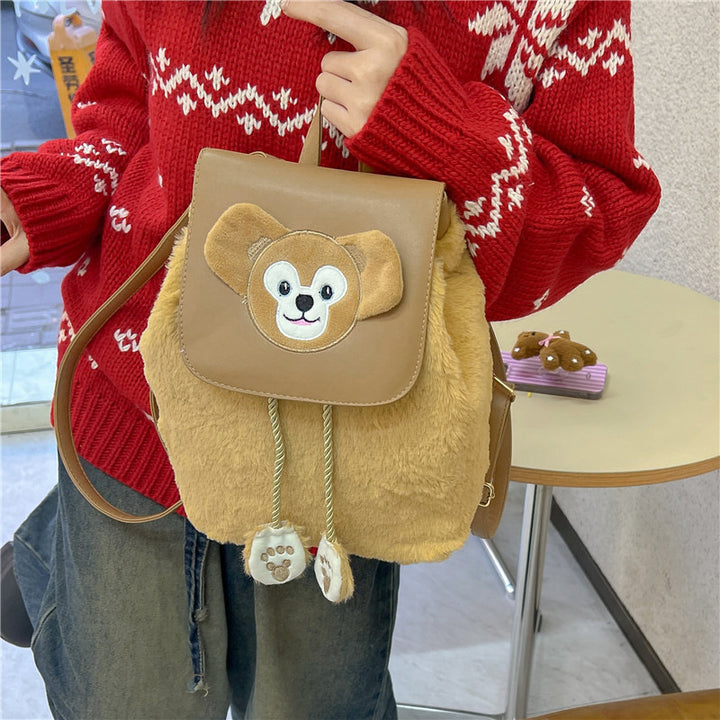 Plush backpack with animal motif Stornfield