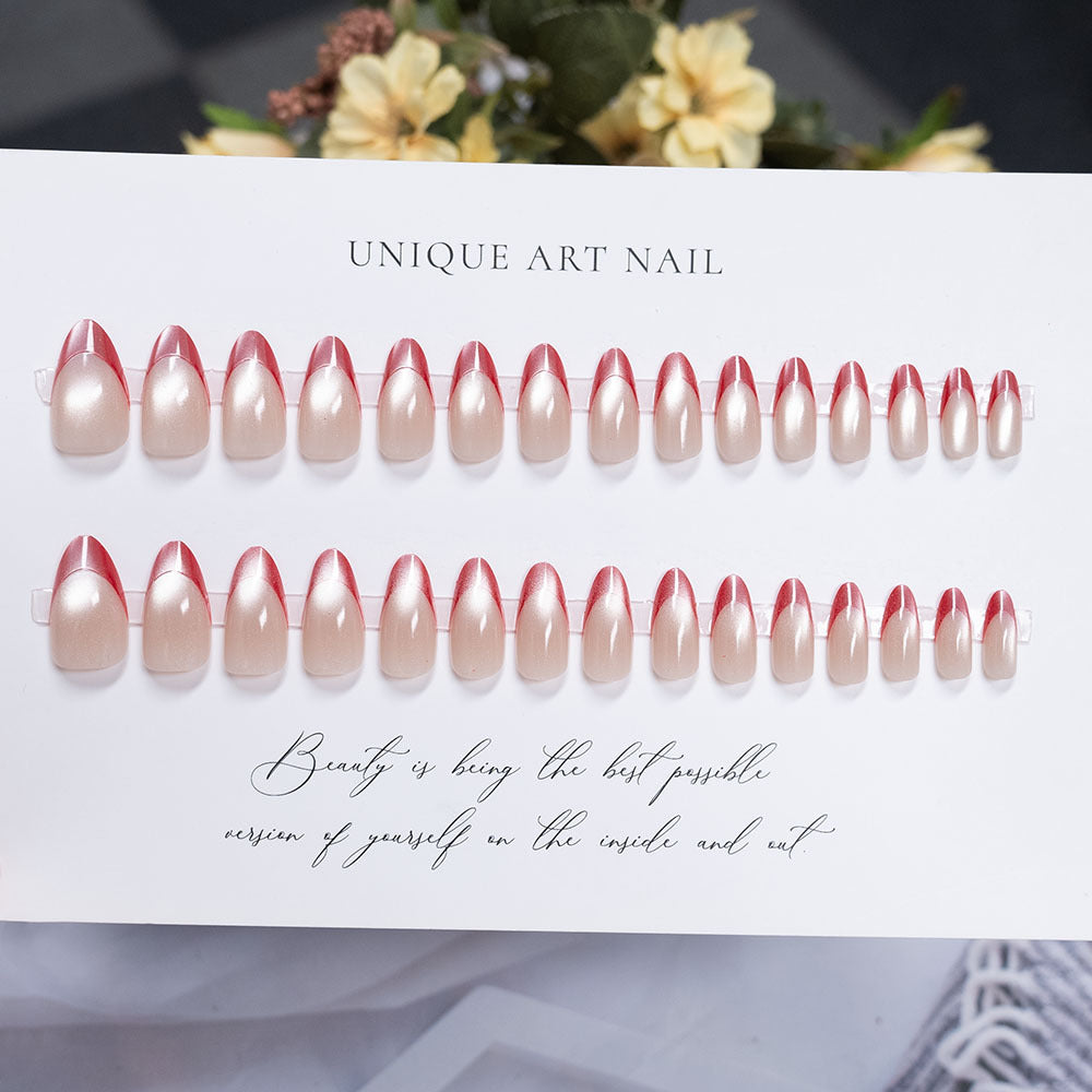 Versatile Press-On Nail Set with Unique Art Designs