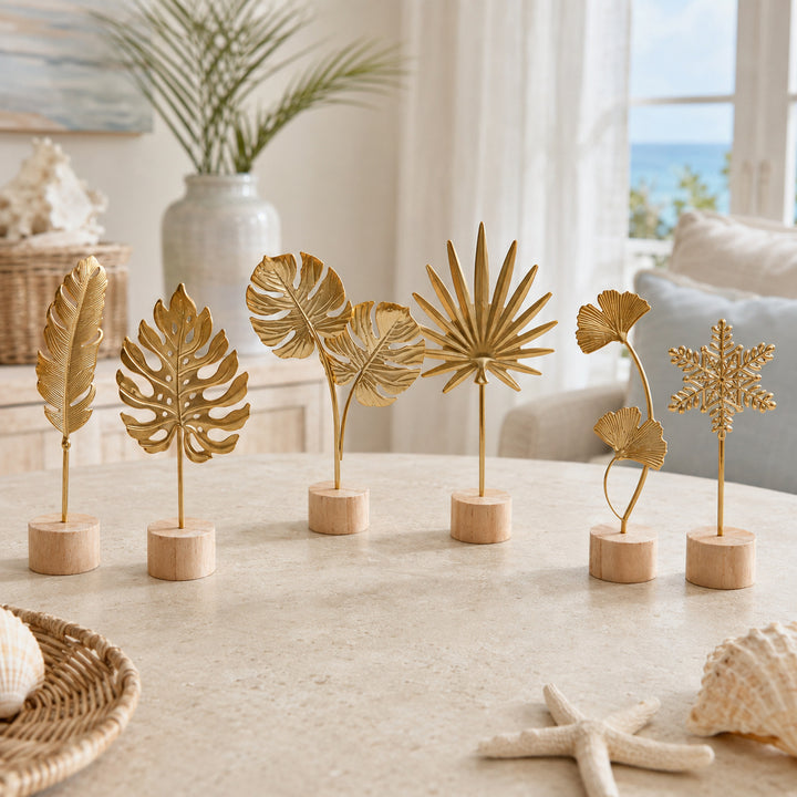 Decorative Ginkgo Leaf Sculpture