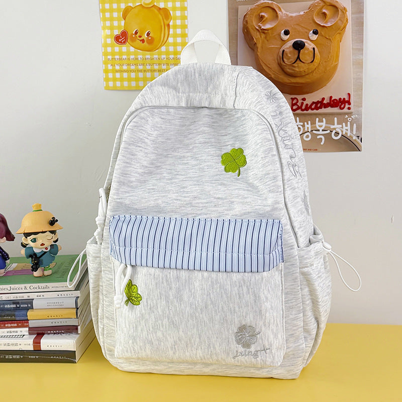 Playful Embroidered Casual Backpack Stornfield