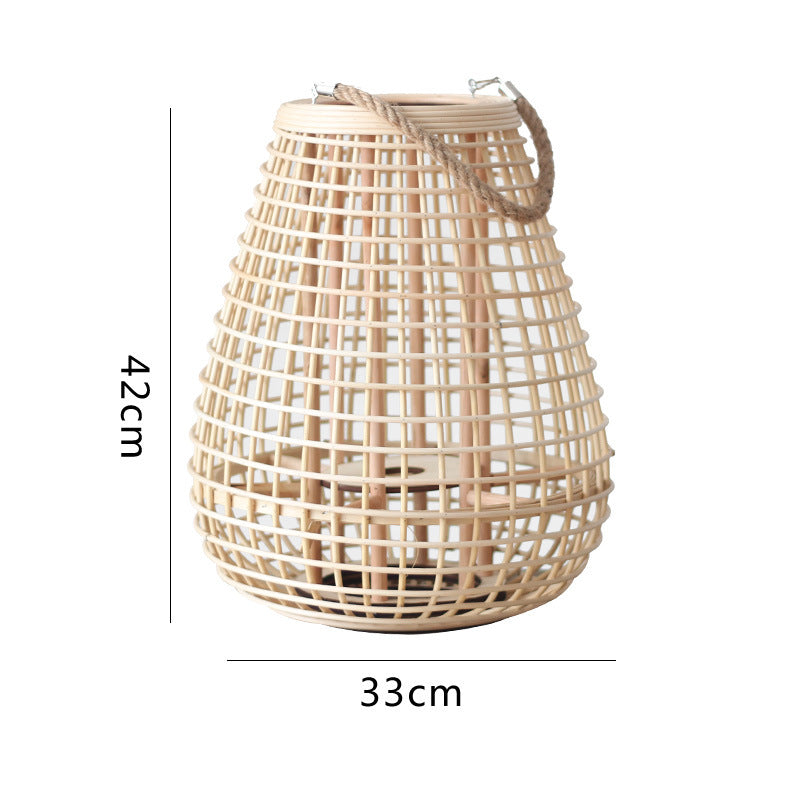 Decorative Rattan Lantern Stornfield