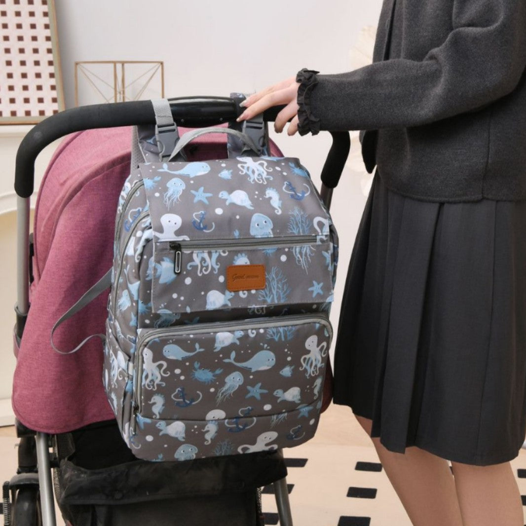 Dinosaur Print Multi-Functional Backpack Stornfield
