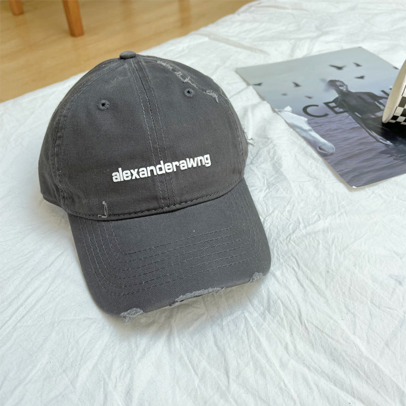 Unisex Distressed Cotton Baseball Cap Stornfield