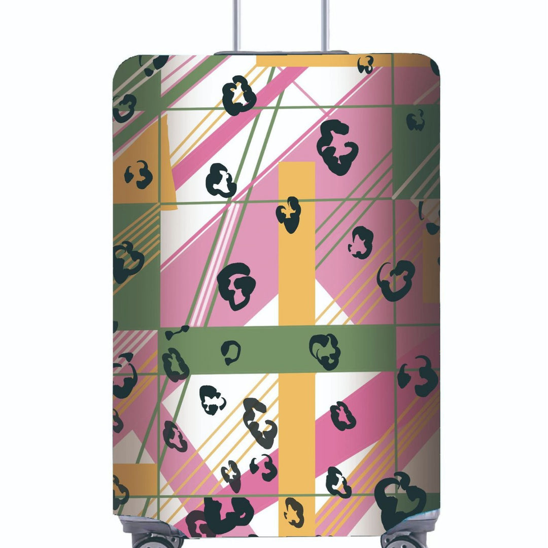 Women's Hard Shell Suitcase with Modern Geometric Design Stornfield