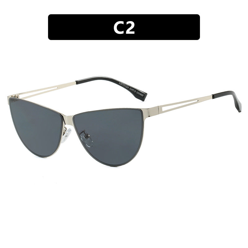 Women's Cat-Eye Sunglasses with Stylish Metal Frame and Protective UV Filter Stornfield