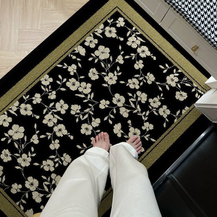 Decorative Floral Kitchen Mat