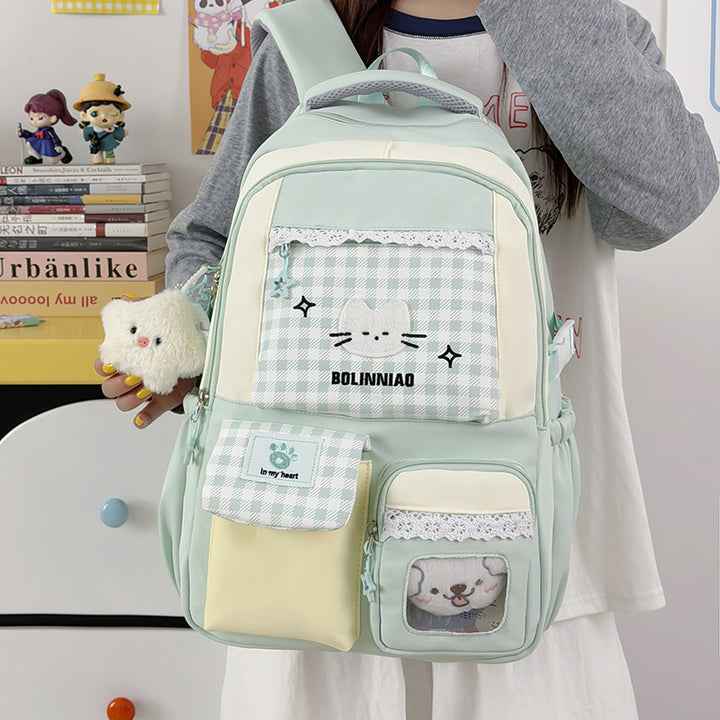 Cute Cartoon Cat-Themed Backpack Stornfield