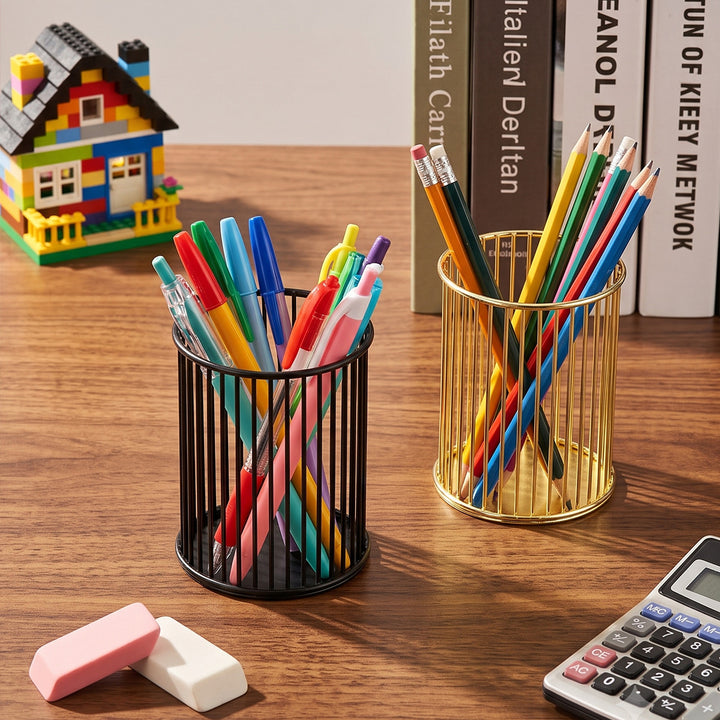 Elegant table organizer made of metal rods Stornfield