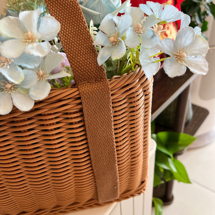 Women Handmade Storage Basket Made of Natural Material Stornfield
