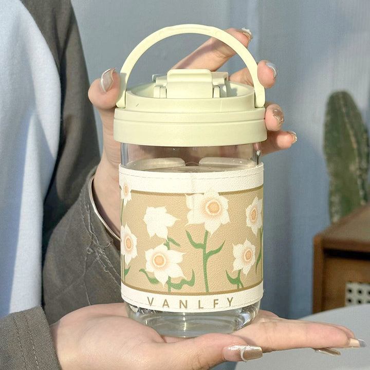 Ladies Insulated Drinking Cup with Elegant Floral Pattern Stornfield