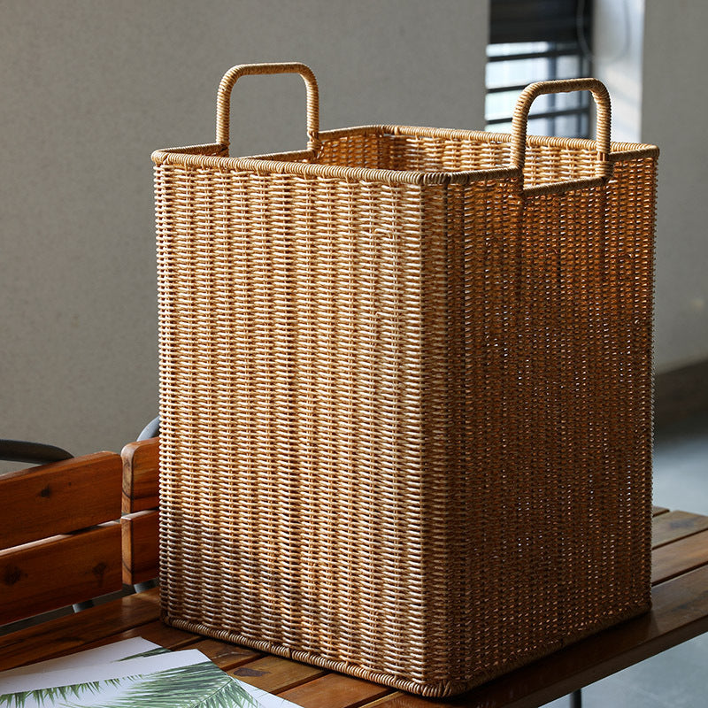 Handwoven Storage Bin with Sturdy Handles Stornfield