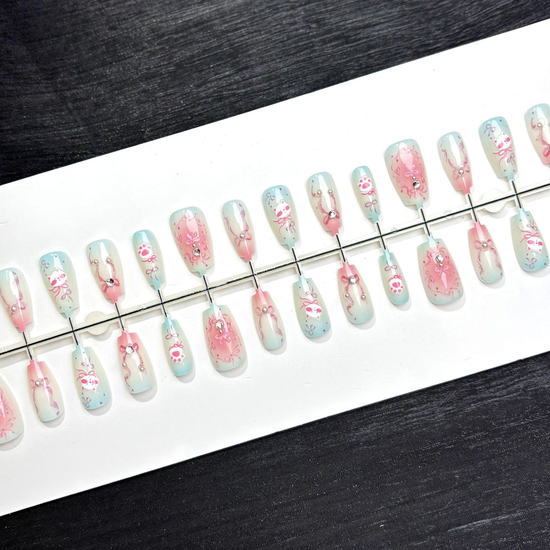 Elegant Ombre Art Press-On Nails