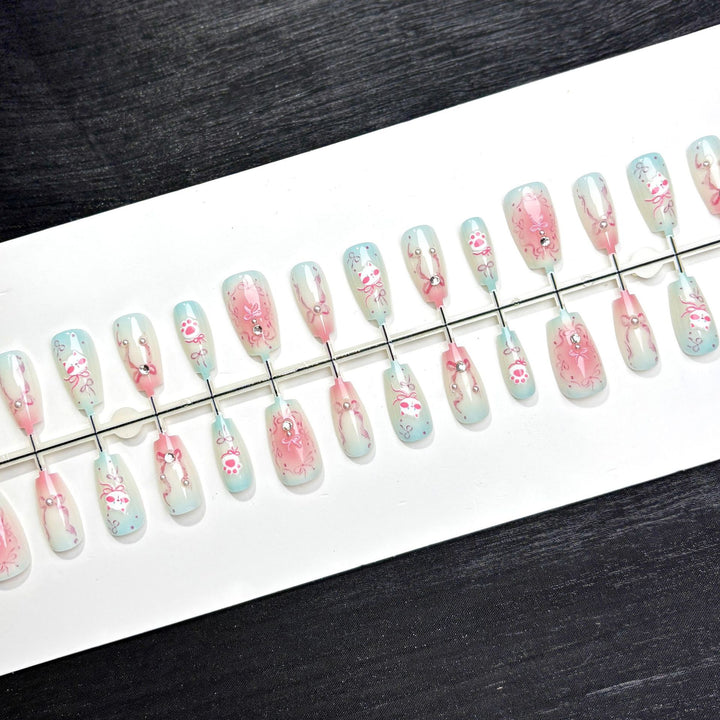 Elegant Ombre Art Press-On Nails