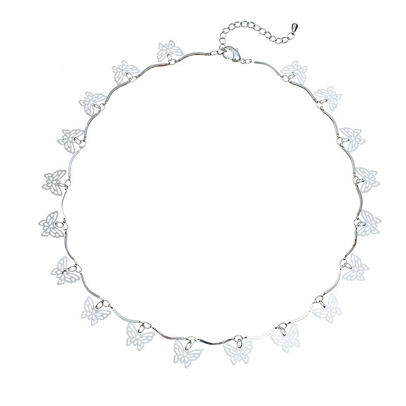 Butterfly Design Choker Necklace Stornfield