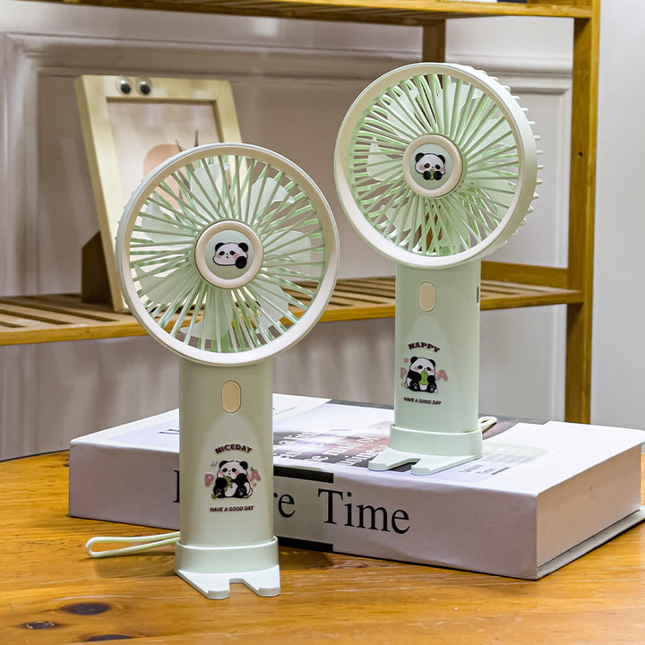 Women Portable Mini Fan with Cute Panda Design Stornfield