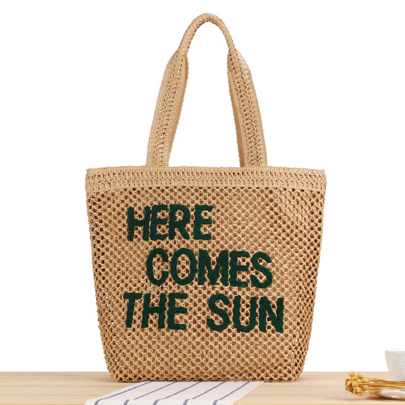 Shopping Bag Made of Natural Wicker Stornfield