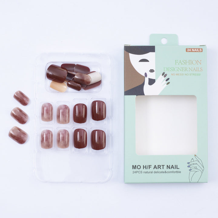 Nail set with elegant gradient and stylish surfaces Stornfield