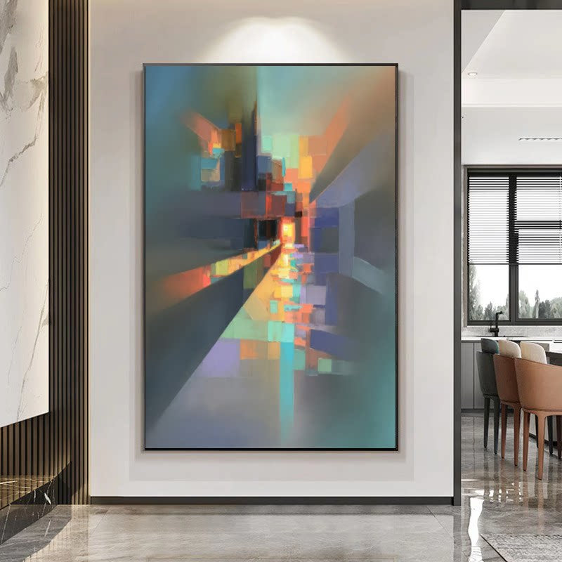 Abstract Impressionist Canvas Wall Art