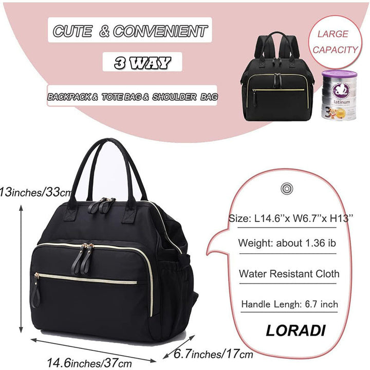 Multifunctional Workbag with Organizer Compartments Stornfield