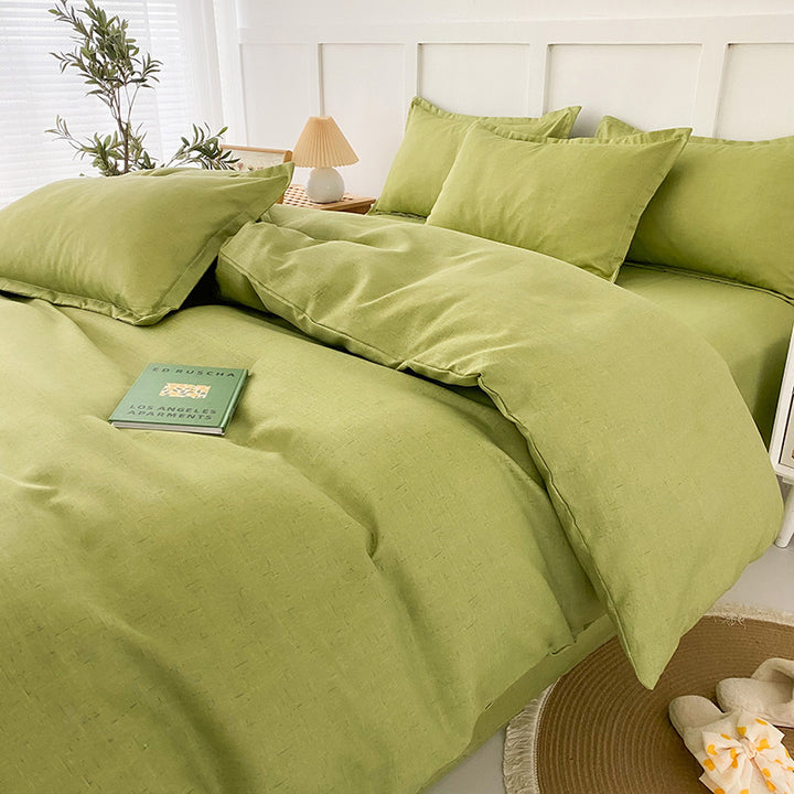 Modern Grid Pattern Comforter Set