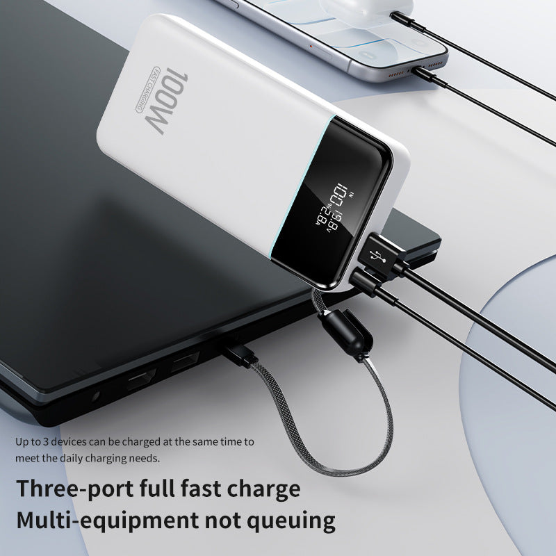 Powerful power bank with Intelligent Usb-C fast charging and digital charge level indicator Stornfield