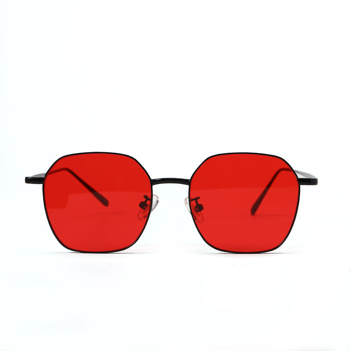 Women geometric sunglasses with modern metal frame Stornfield