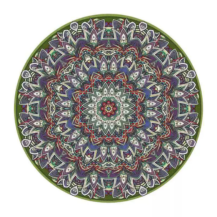 Round Vintage Area Rug