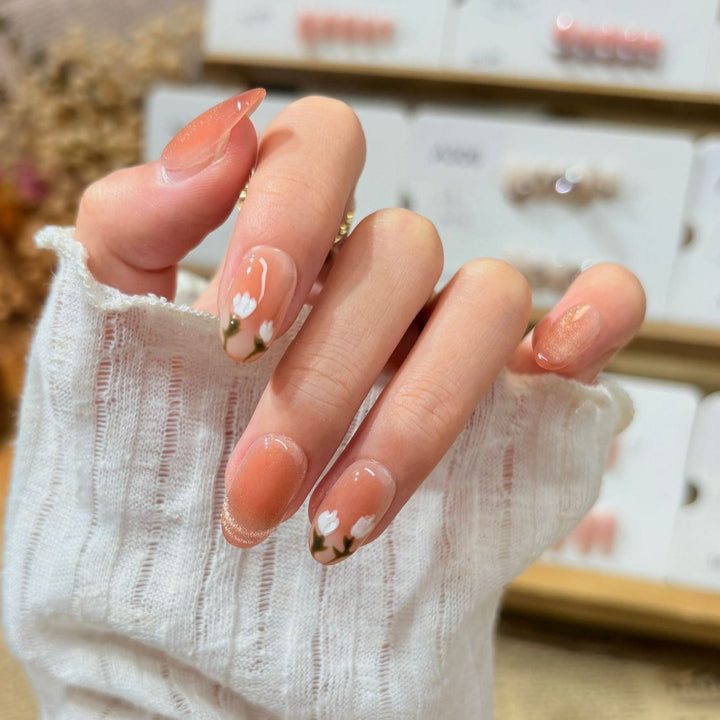Floral Nail Art Press-On Nails Stornfield