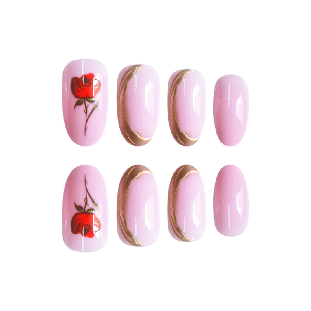 Floral Rose Nail Art Stornfield