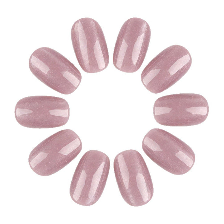 Glittering Glossy Nail Enhancements