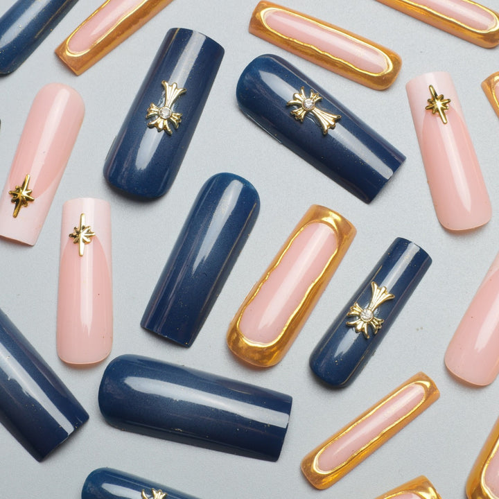 Elegant Rhinestone-Embellished Nail Extensions Stornfield