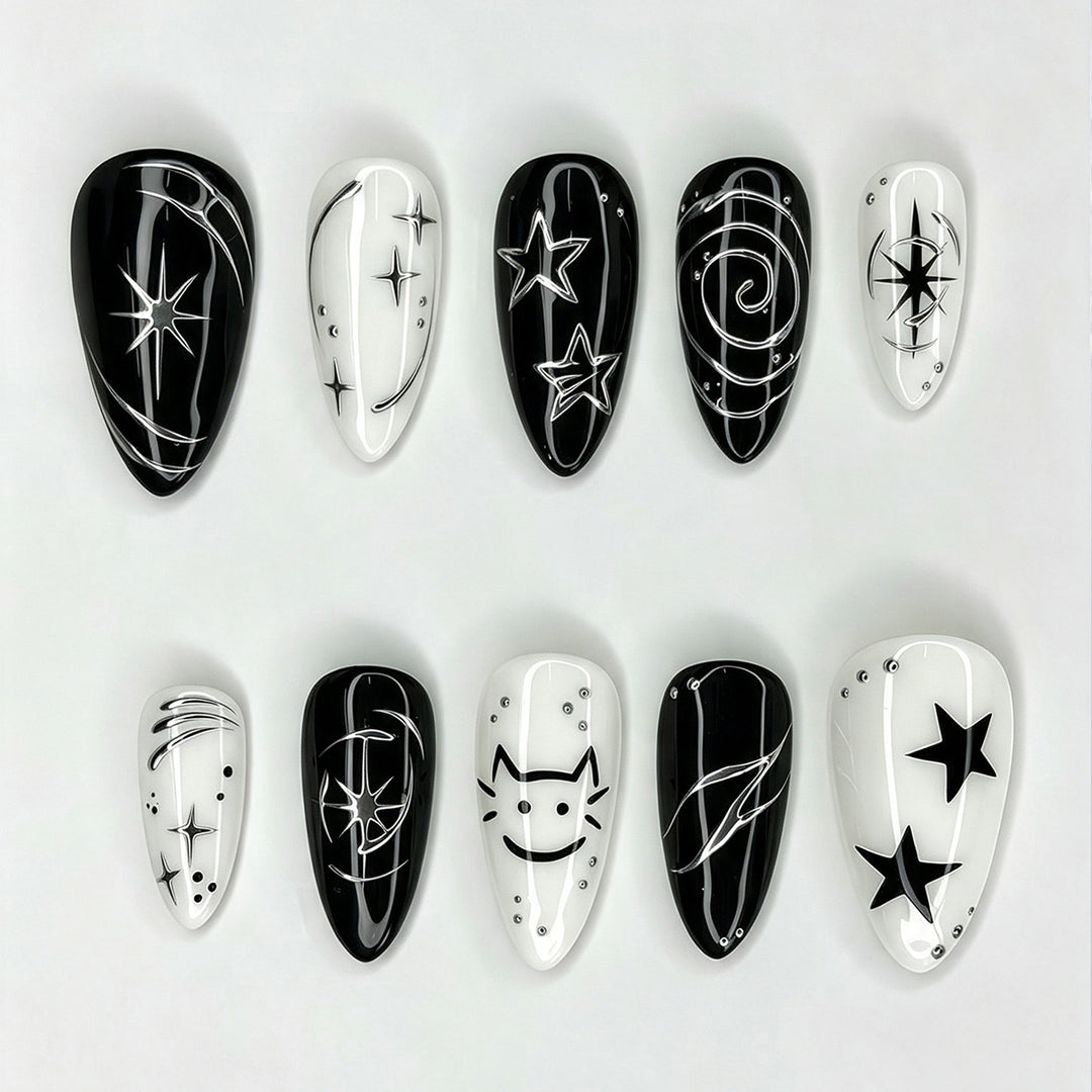 Exclusive Nail Design Set with Artistic Motifs Stornfield