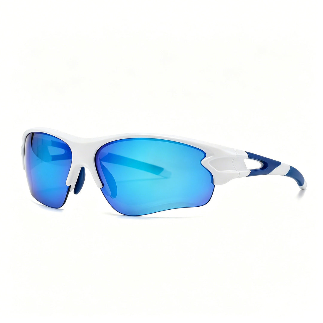 Unisex nan sporty performance-oriented sunglasses with polarized quick-change lens technology Stornfield