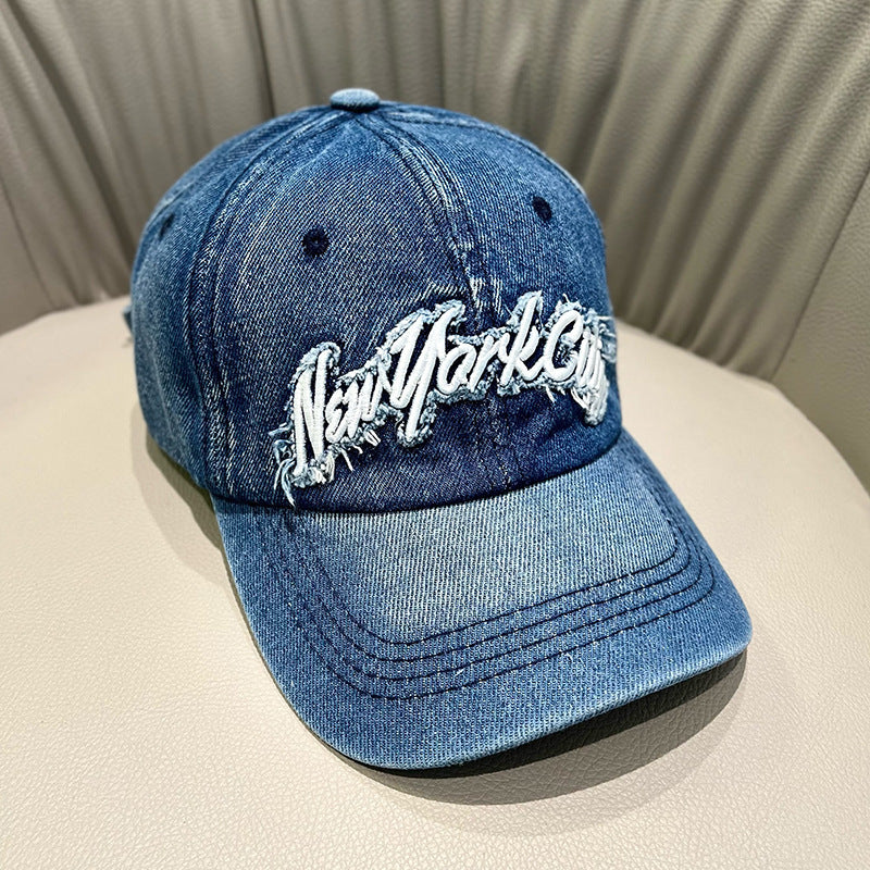 Women's Distressed Denim Cap Stornfield