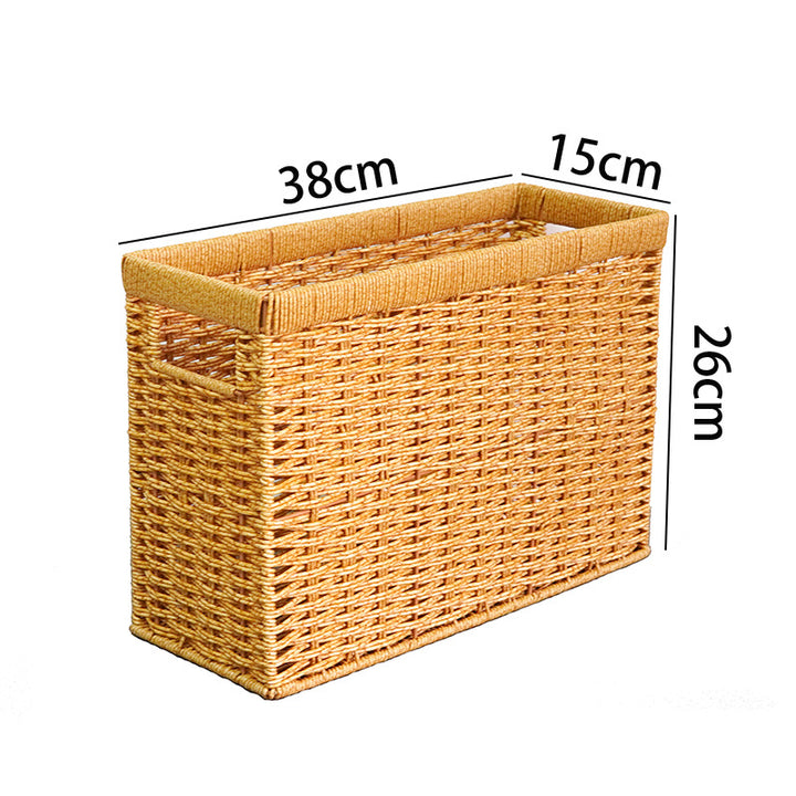 Women's Rectangular Storage Basket with Open Handles Stornfield