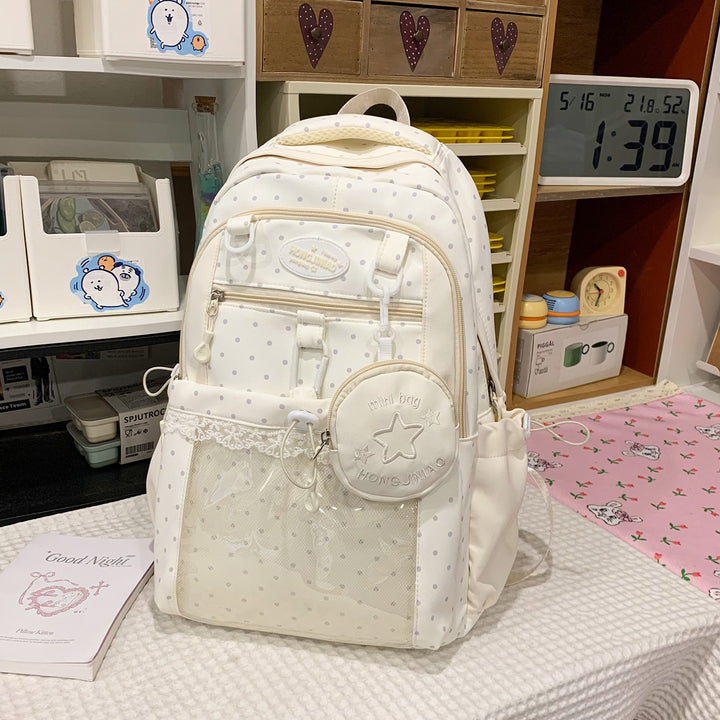 Charming Polka Dot Backpack Stornfield