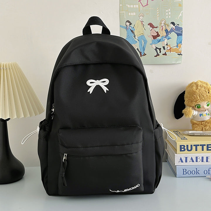 Chic Bow-Accent Backpack Stornfield