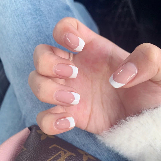 Elegant French Tip Nail Art Set Stornfield