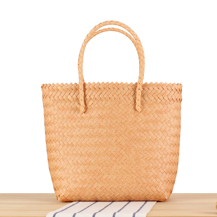 Braided Tote Bag with Sturdy Carry Handles Stornfield
