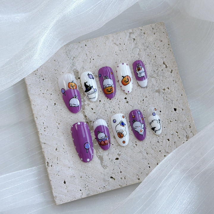 Thematic Decorative Press-On Nail Art Set  1791774155