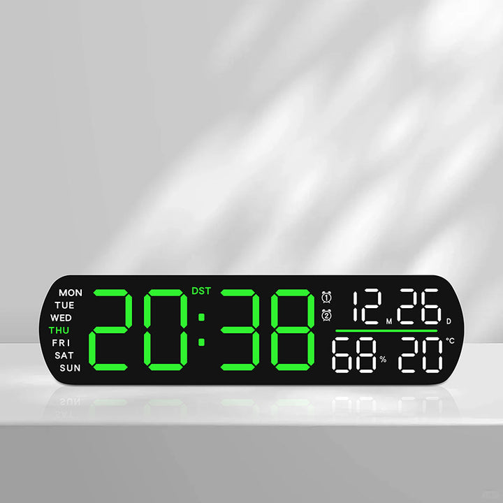 Digital multifunction alarm clock with large LED display Stornfield