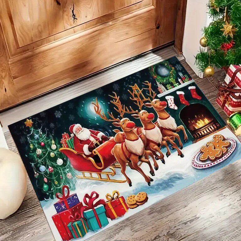 Holiday-Themed Entrance Mat