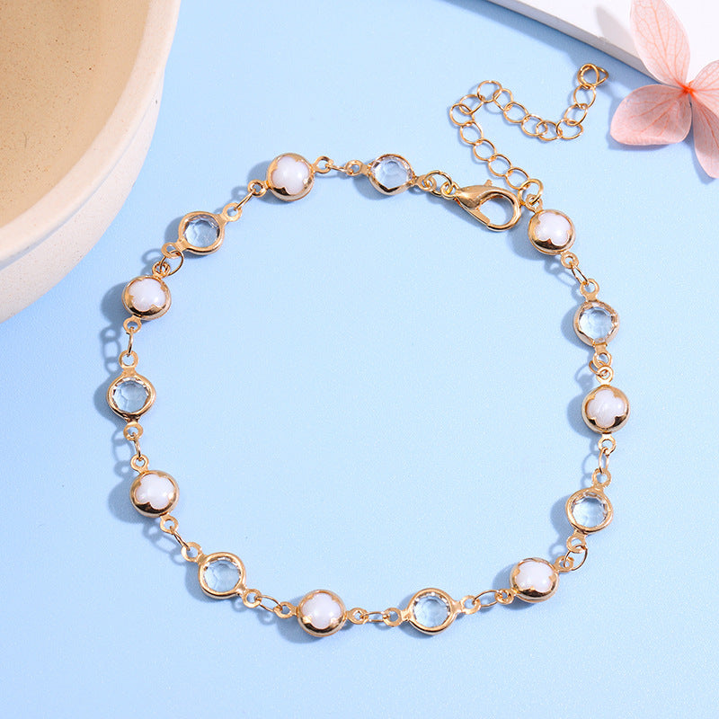 Decorative Gemstone Anklet Stornfield