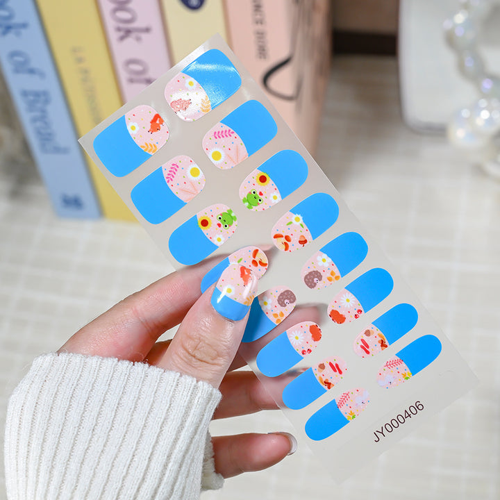 Colorful Nail Art Sticker Set