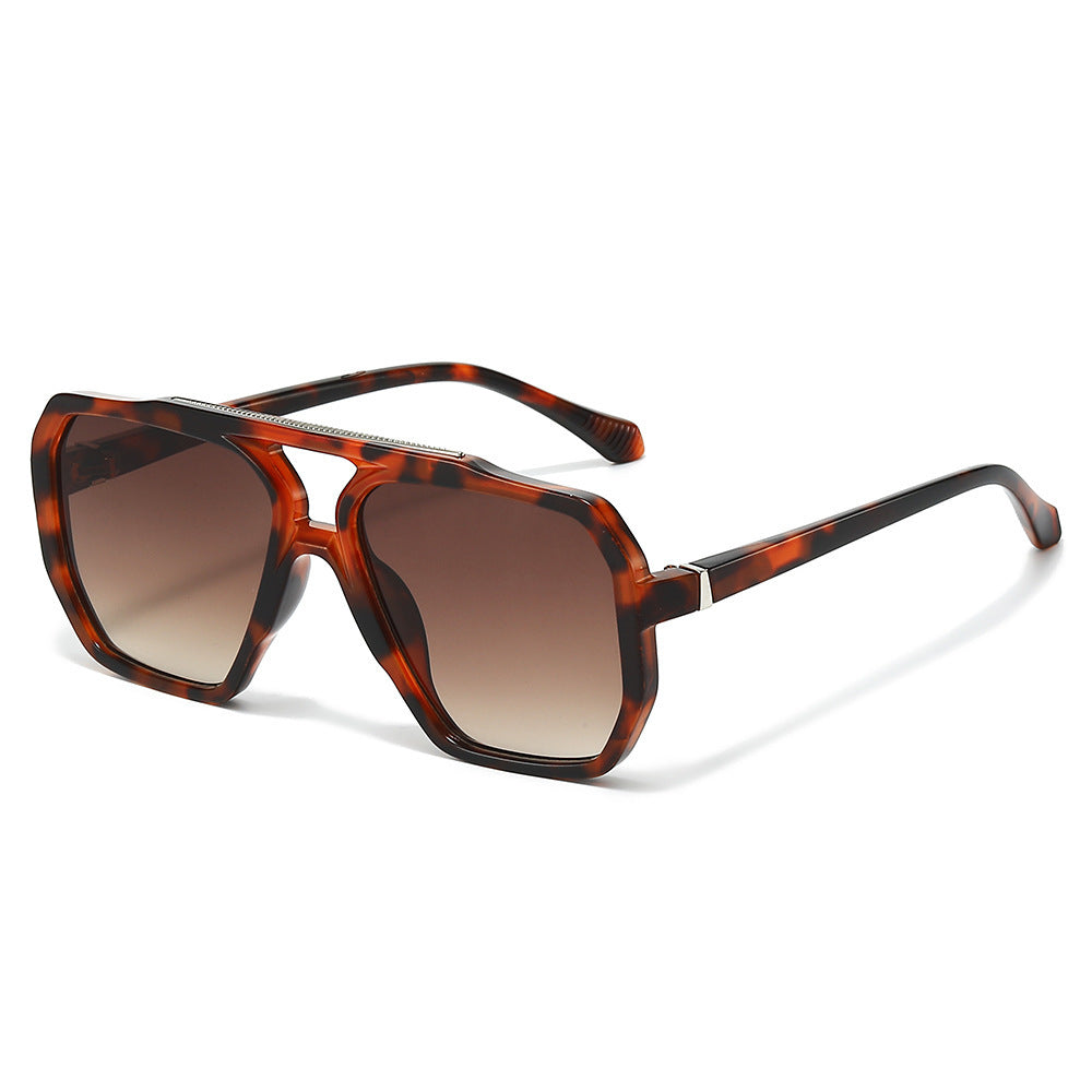 Oversized Hexagonal Frame Sunglasses Stornfield