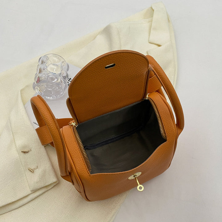 Structured Leather Handbag Stornfield