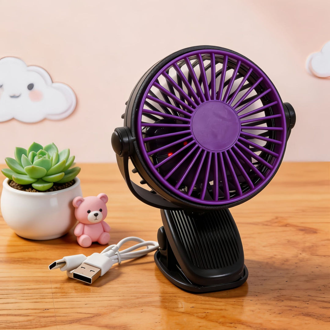 Women Portable Hand Fan with Creative Animal Ears Stornfield
